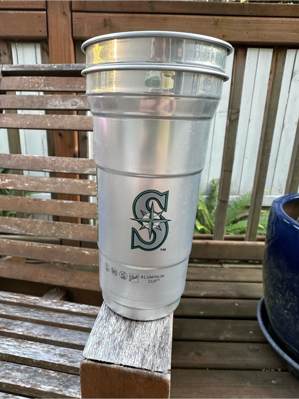 2 count Silver 12 oz Seattle Mariners Cup